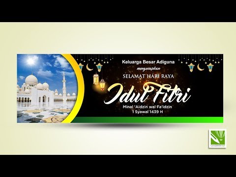 Free Download Vector Banner Idul Fitri